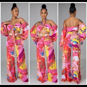 “My Destiny” Vacation Pants Set